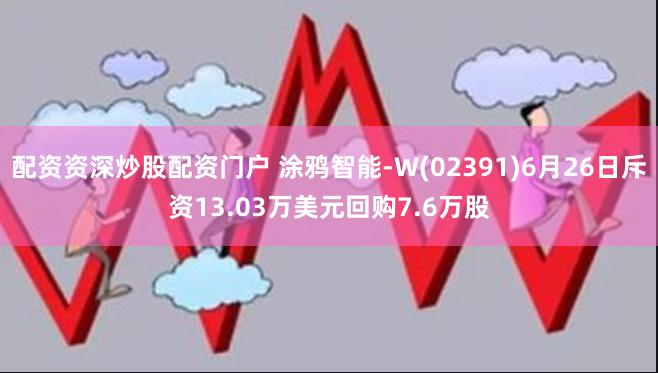 配资资深炒股配资门户 涂鸦智能-W(02391)6月26日斥资13.03万美元回购7.6万股