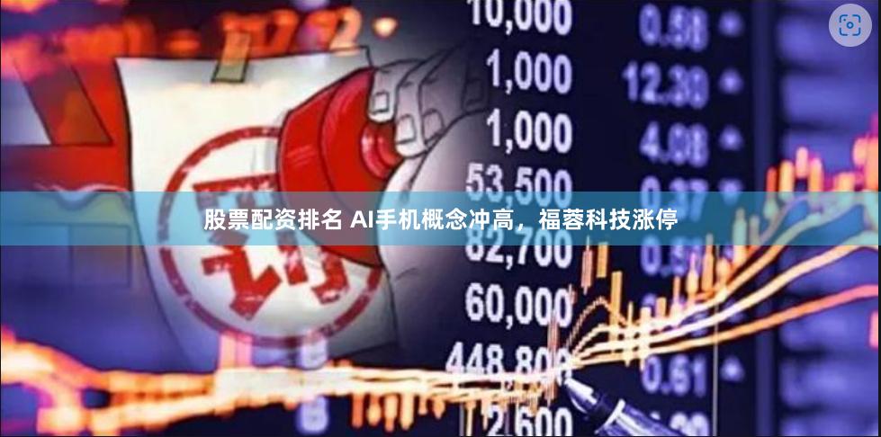 股票配资排名 AI手机概念冲高,福蓉科技涨停