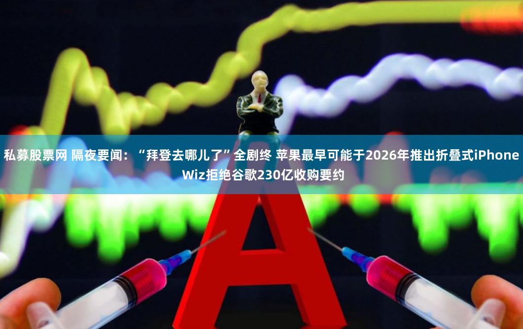 私募股票网 隔夜要闻:“拜登去哪儿了”全剧终 苹果最早可能于2026年推出折叠式iPhone Wiz拒绝谷歌230亿收购要约