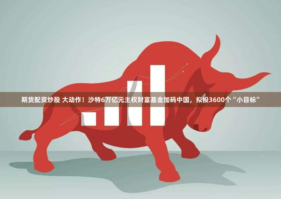 期货配资炒股 大动作!沙特6万亿元主权财富基金加码中国,拟投3600个“小目标”