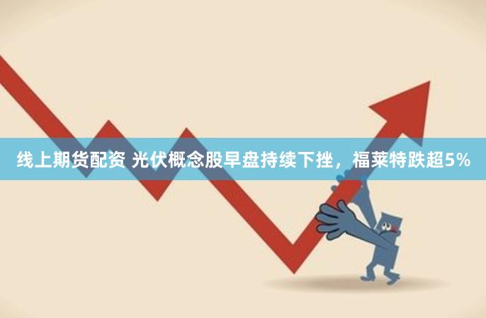 线上期货配资 光伏概念股早盘持续下挫，福莱特跌超5%
