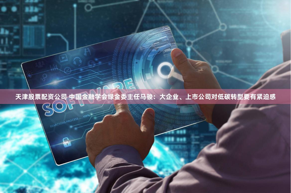 天津股票配资公司 中国金融学会绿金委主任马骏:大企业、上市公司对低碳转型要有紧迫感