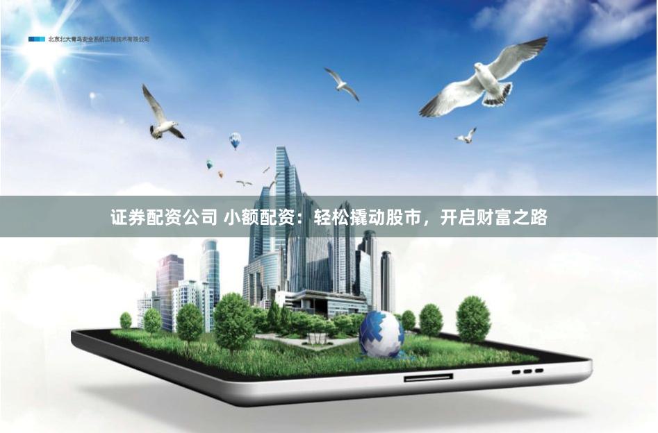证券配资公司 小额配资:轻松撬动股市,开启财富之路