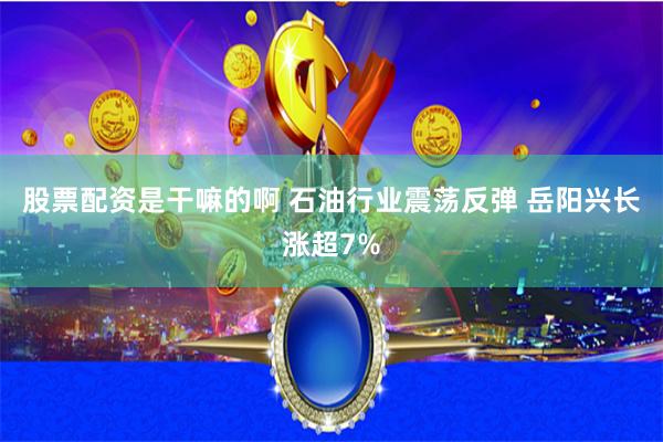 股票配资是干嘛的啊 石油行业震荡反弹 岳阳兴长涨超7%